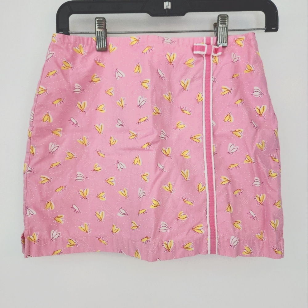 Lilly Pulitzer Skort / Pink Fireflies / Skirt with Shorts / Girls Size 14